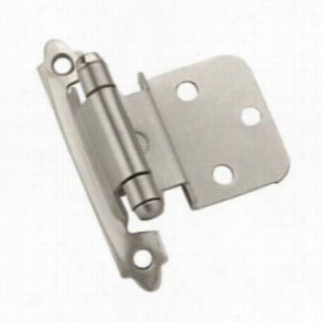 Amerock Cm7128-g10 Closing Face Mount Hinges In Satin N Ickel