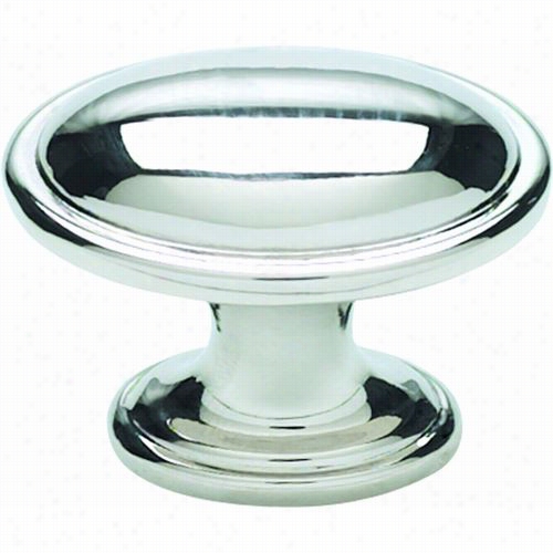 Atlas Homewares 316-ch Austen Oval Cabinet Knob In Polished Chrome