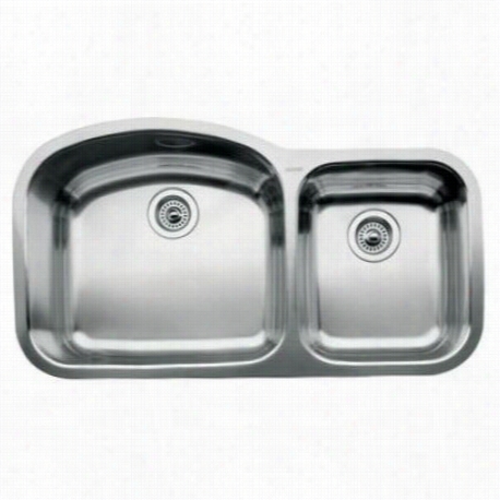 B Lanco 440342 Blancowave 1 And 3/4 One Piece Undermount Kitchen Sink