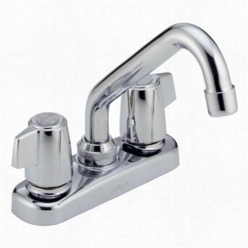 Delta 2133lf Classic Two Handle Lsundry Faucet In Chrome