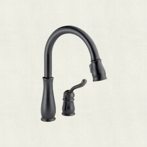 Delfa 978-rbwe-dd St Leland 1 Hanele Puldown Kitchen Faucet In Oi Lrubbed Bronze