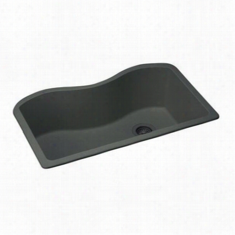 Elkzy Elgus3322rbq0 Harmony 33"" Undermount Single Bowl Granite Sink Bisque