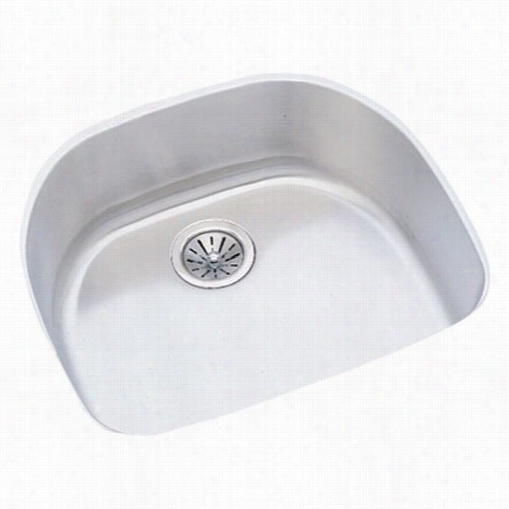 Elkay Eluh2118 Lustertone Single Bowl Undermouht Sink With Reveal