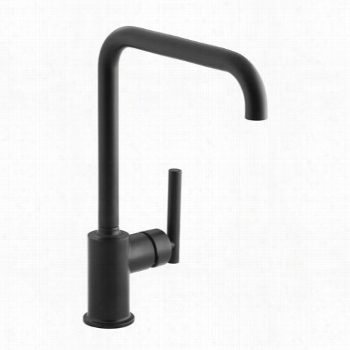 Kohler K-7507 Puirxt Single Handle Bias Spout Kitchsn Faucet Without Spray