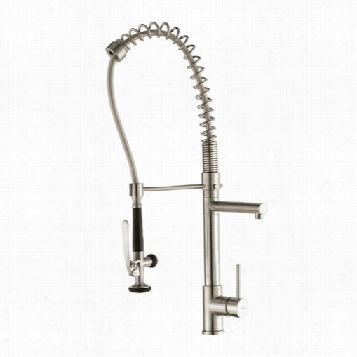 Kraus Kpf-1602ss Single Handle Pull Doenk Itchen Faucet In Stainless Steel