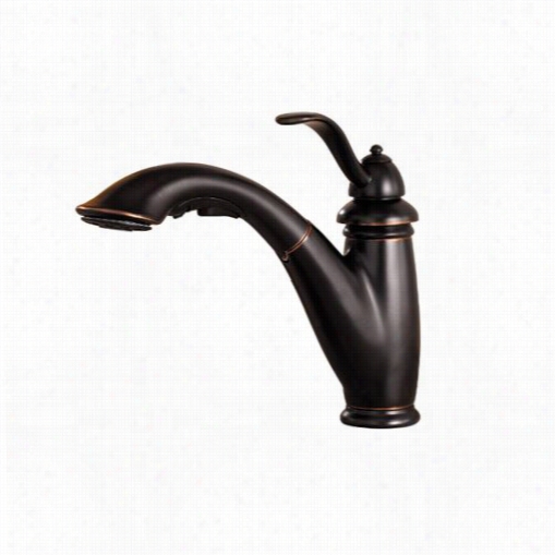 Pfi Sterg T532-7yy Marielle Pullout  Kitchen Faucet In Tuscan Bronze