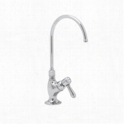 Rohl A1635xmapc Country Kitchen Column Quot;"c"" Spout Filter Faucet In Opkished Chrome With Cross Handle