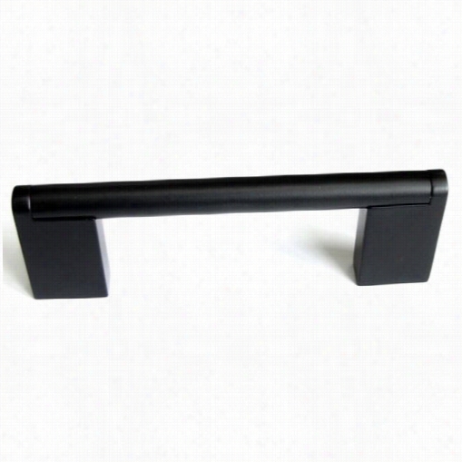 Top Knobs M1055 Princetonian Bar Pull 3-3/4"" Cc In Flat Black