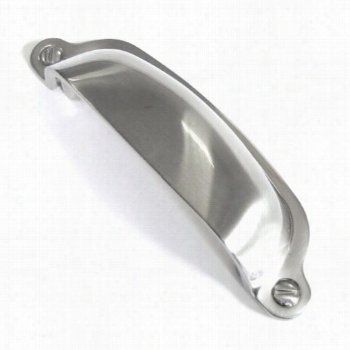 Top Knobs M1300 Cup Pull 2-9/16"" Cc In Brushed Saitn Nickel