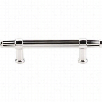 Top Knobs Tk197pn Luxor 3-3/4"q&uot; Cc Pull In Polished Nicel