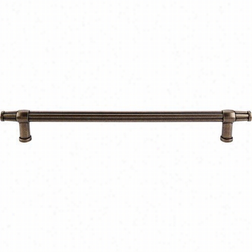 Top Knobs Tk199gbz Luxor 12"" Cc Appliance Pull In Born Of The Same Father And Mother Bronze