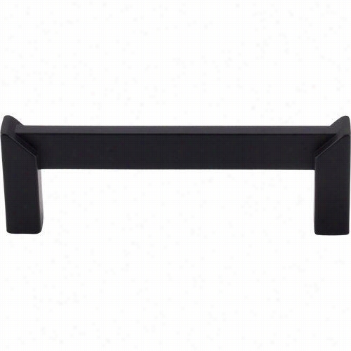 Top Knobs Tk235blk Meadows Edge 33-1/2"" Cc Sqquare Pull In Flat Mourning