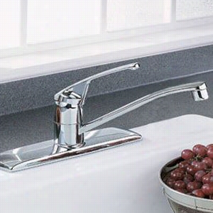 American Standard 4175.203.002 Colony Single Control Kitchen Faucet With Hand Spray Through Escutcheon