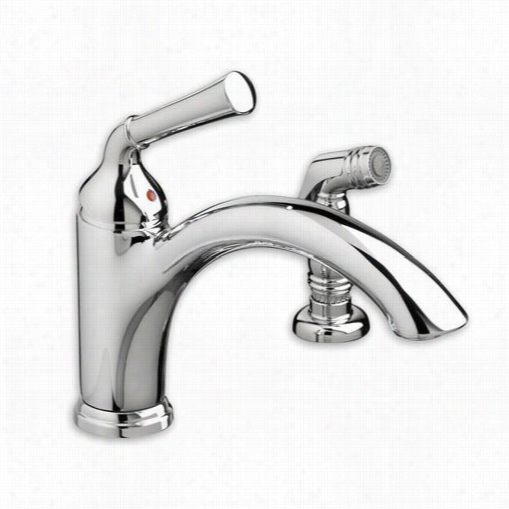 American Standard 4285001 Pottsmouth Single Lrver Kitchen Faucet With Spray