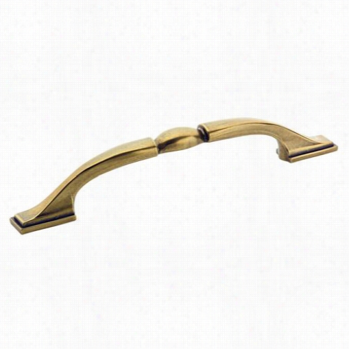 Amerock Bp54004o77 Brass And Sterling Traditions 8&qyot;" Appliance Pull In Burni Shed Brass