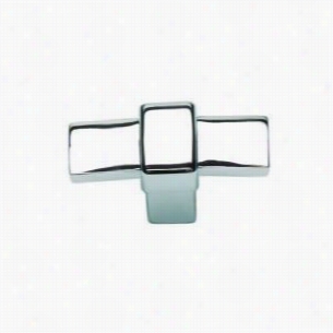 Atlas Homewares 301-ch Buckle Up 1-4/5"" Knob In Polished Chrome