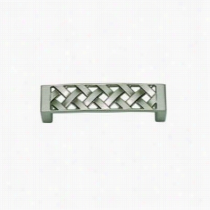 Atlas Homewares 310-brn Lattice 3-2/&7quot;&quog; Pull In Rbushed Nickel