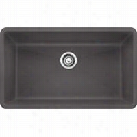 Blanco 441478 Percis Sup Ersingle Bowl Ki Tchen Sink In Cinder