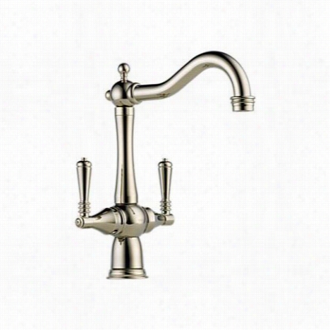 Brizo 26036lf-pn Tresa Two Handle Ktichen Faucet In Polished Nickel