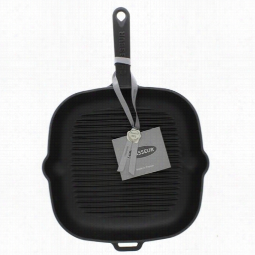 Chasseur Ci_3150_bk___ _ci_2 10"" X 10"" Cast Iron Square Grill Pa In  Black