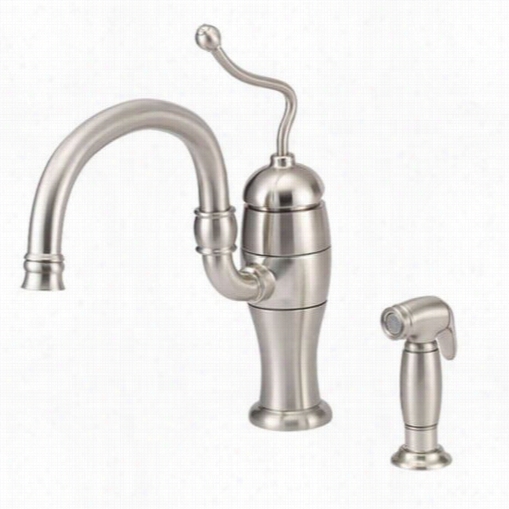 Danze D407521 Antioch Single Hand Le Kitchen Faucet With Spray
