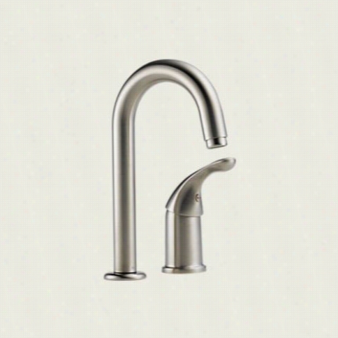 Delta 1903-ss-dst Clalssic Single Handle Bar/prep Faucet In Brilliancestainless