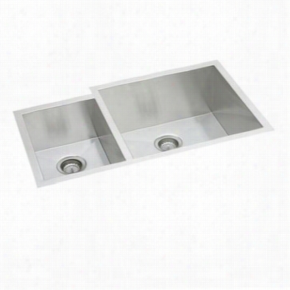 Elkay Efu352010ldbg Avado 35-3/4""undermount Double Bowl Stainless Carburet Of Iron Depress Package