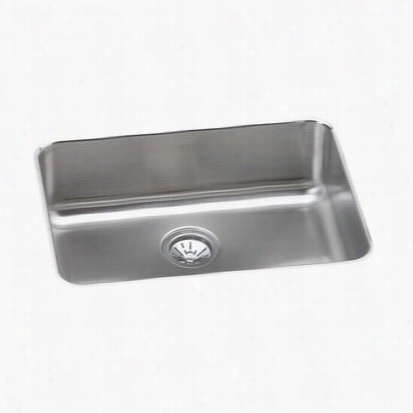 Elkay Eluh2317 Gourme T 25"" X 18-3/4"" Undermount Single Basin Stainless Steel  Kitchen Sink