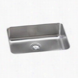 Elkay Eluh23 1712ekg Ourmet E-dock 25"" X 18-3/4"" Single Basin Sink In Stainless Steel With 12"" Bowl Depth