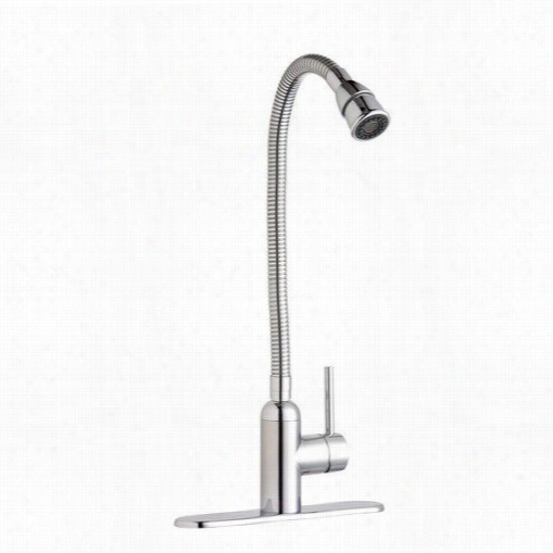 Elkay Lk2500cr Pursuit Flexible Spout Laundry Utility Faucet In Chomre