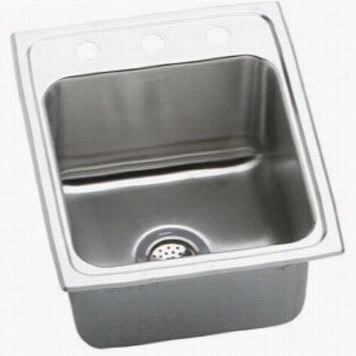 Elkay Mdlr172210 Gourmet 18 Gauge 17"" X 22"&qut; X 10-1/8"" Single Bowl Kitchen Sink