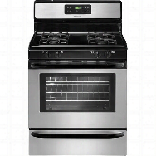 F Rigidaire Ffgf3023ls 30"" Freestanding Gas Range With 4 Sealed Burners In Stainless Steel