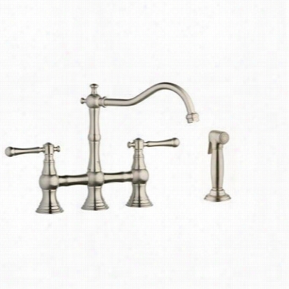 Groeh 201558 Bridge Kitchen Faucet With Side Spray