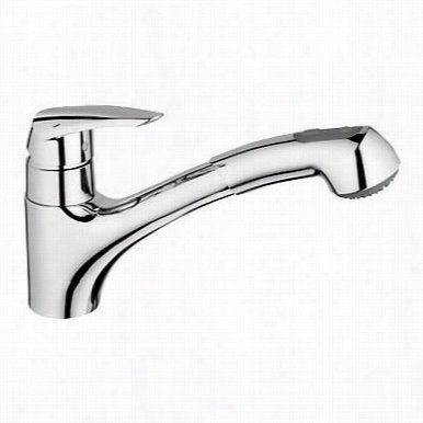 Grohe 33330 Eurodisc  Single Handlep Ull Out Kitchen Faucet