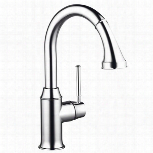 Hansgrohe 04216 Alis C Prep Kitchen Faucet With Pull Down 2 Spray