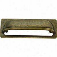 Hickory Hardware Pa1023-woa Oxford Antique 3"" Cup Pull Inwindover Antique