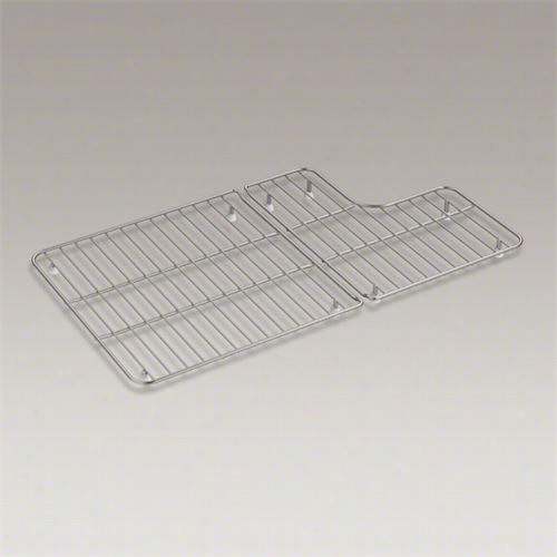 Kohler K-6449-st Whittehaven Bottom Stainless Steel Absin Rack