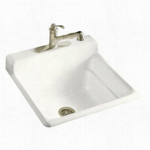 Kohler  K-6608- 3 Bayv Iew 3 Hole Self Rimming Utility Si Nk