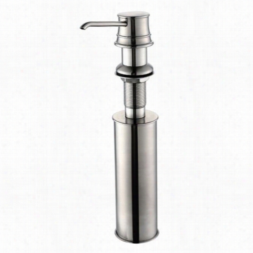 Kraus Sd-25 2-3/5"";h Stainless Steel Soap Dispenser