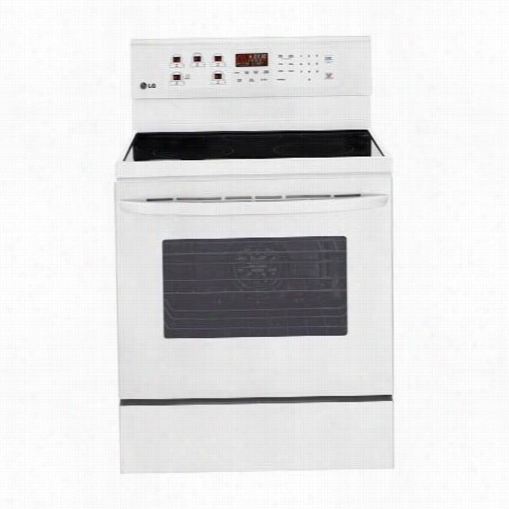 Lg Lre3023s 6.3 Cu.ft. Electric Single Oven Range Wit Fan Convecton