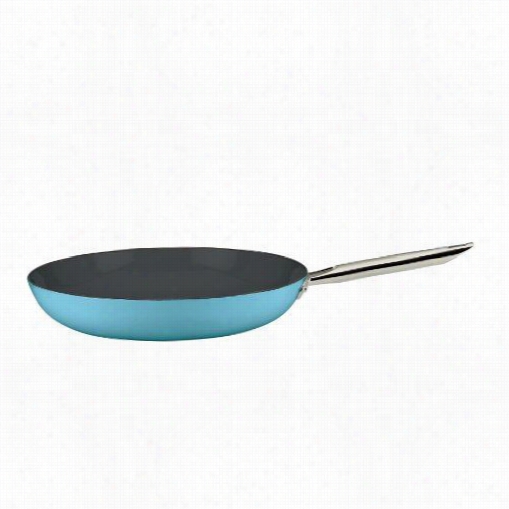 Mario Batali 826805 12"" Lite Turquoise Fry Pan