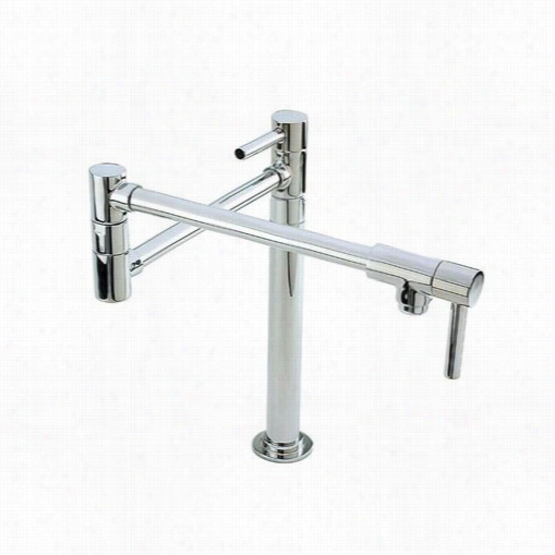 Newport Brass 9486 Contemporarry Defk Mount Pot Filler With Lever Hadnle