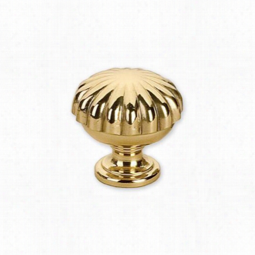 Omnia 9168/30 1-3/16"" Solid Brass Knob