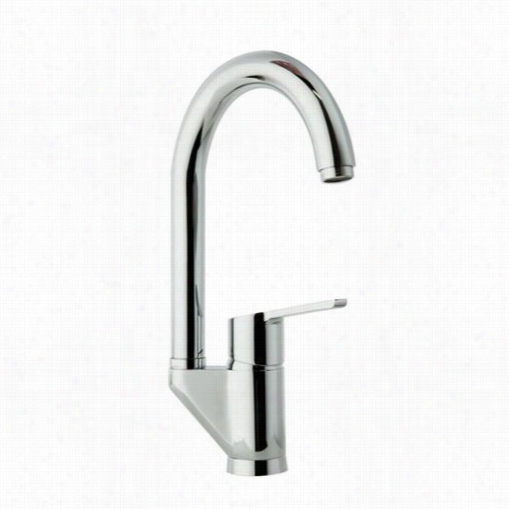 Ramon Soler By Nameeks Us-5526y Aquanova Fly 12-7/8""h Dcek Mount Kitchen Faucet In Chrome