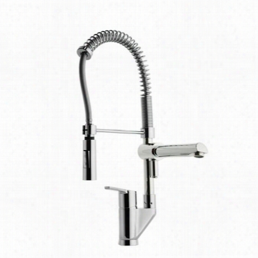 Ramon Soler By Nameeks Us-5567y Aquanova Fly Decck Mount Kitchen Ffaucet In Chrome With Swivel And Spouts