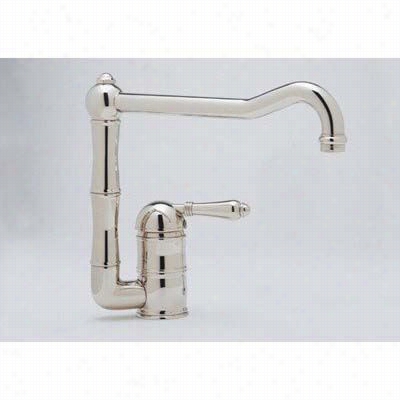 Rohl A3608-11lp Region Kitchen Faucet Wit Porcelain Lever Handle