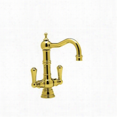 Rohl U.4759ib-2 Perrin And Rowe Sinngle Hole Bar Mixer In Inca Brass