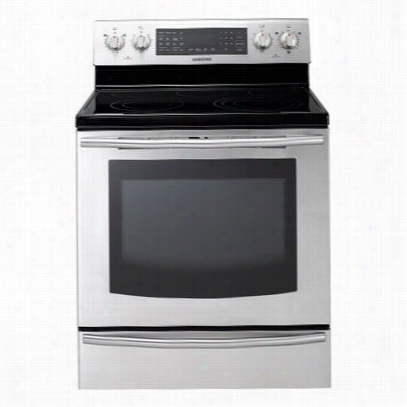 Samsung  Ne597r0absr 5.9 Uc. Ft. Electric Range With Self-cleaning True Convectiob Oven In Stainless Steel