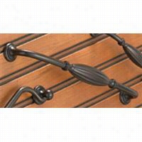 Top Knobs M1338 Tuscany Large D Touch 8-13/16"" Cc In Oik Rubbed Bronze