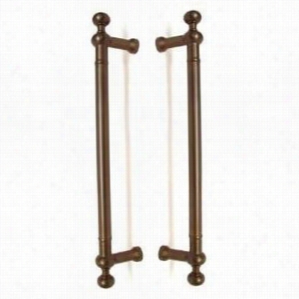 Top Knobs M838-pair Back To Back Door Pull In Oil Rubbd Bronze